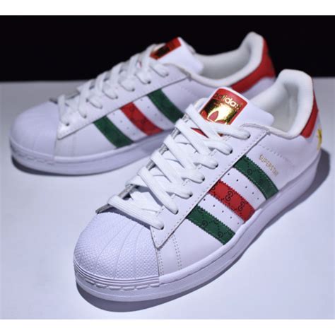 gucci adidas superstar|adidas gucci aesthetic.